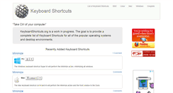 Desktop Screenshot of keyboardshortcuts.org